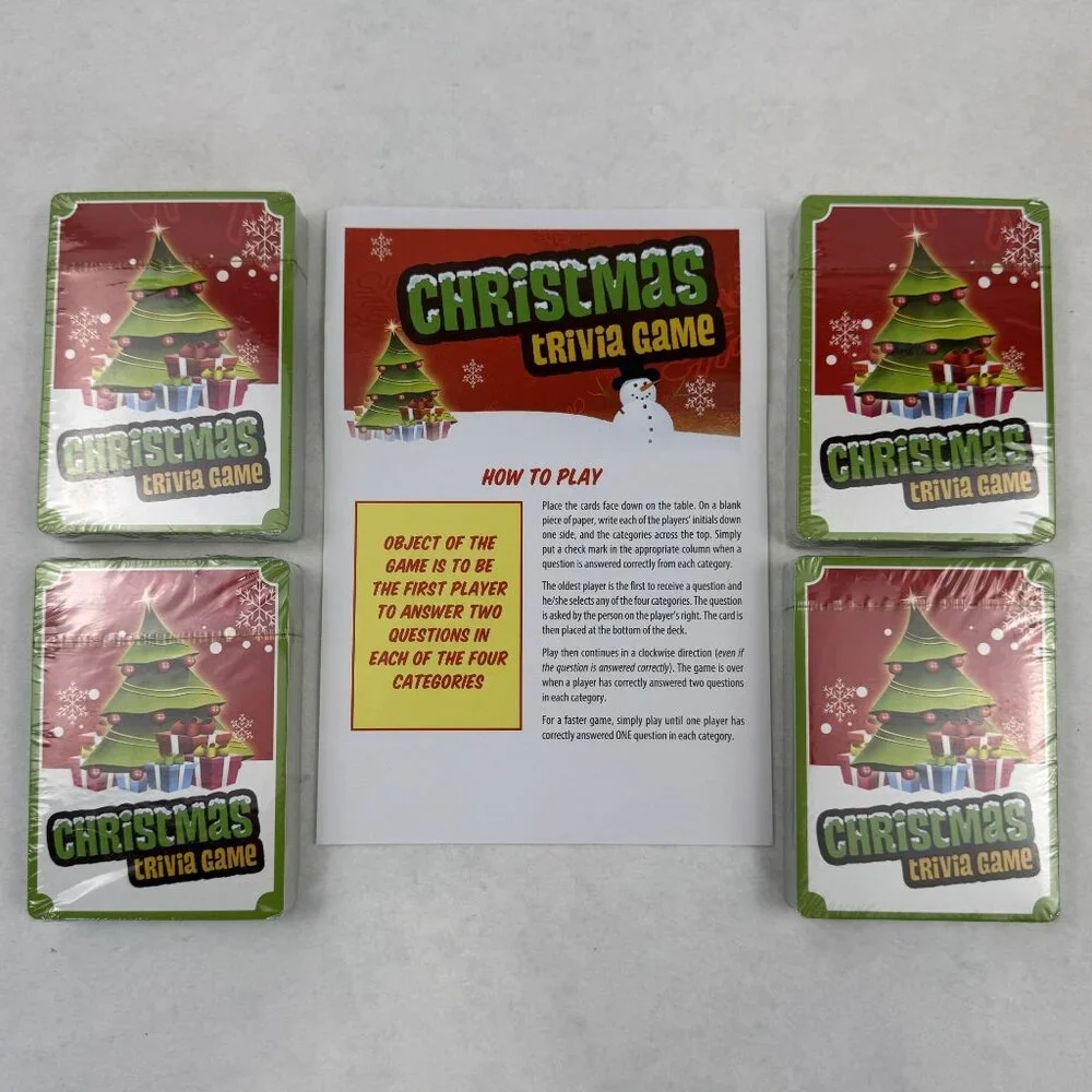 Christmas Trivia Game By Go! Games 2+ Players Adult 12+ Family Fun 220 Cards - Picture 2 of 14